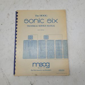 Le Manuel de Service Technique Moog SONIC SIX - vintage