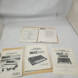 Manuels d'informations techniques vintage de service Moog - Taurus II, accessoires, Prodigy