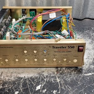 Tête d'amplificateur de basse Eden WT550 Traveler 550W - S'allume - Pour projet audio DIY