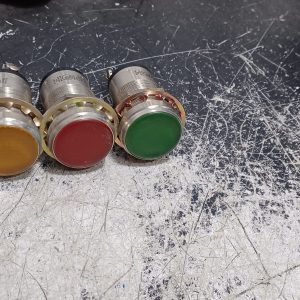 3 x Panel-Mount LED Indicator Lights 12VDC