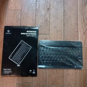 Clavier sans fil Bluetooth ultra-mince Fintie de 10 pouces pour iPad, tablette