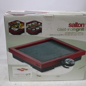 Salton Cast Iron Grill in BOX great condition