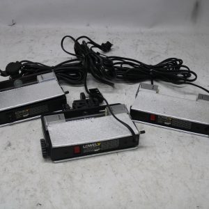 Set of 3 Lowel V Light V1-10 500 Watt Wide Angle Tungsten Photo