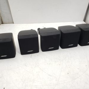 Lot of 5x Bose Acoustimass 6 Series III Cube Speaker Black