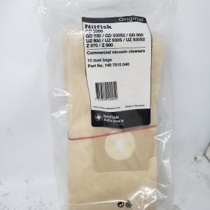 NILFISK REPLACEMENT VACUUM BAGS FOR GD930 - 10/PK