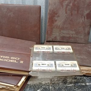 Lot de manuels vintage pour Radio Shack TRS-80 Modèle II