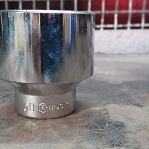 GENIUS Metric 12-point Chrome Socket 50mm - 3/4" Drive