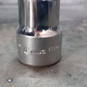 GENIUS Metric 12-point Chrome Socket 21mm - 3/4" Drive