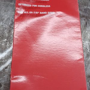 Lames de scie à ruban portatif de coupe profonde Milwaukee 44-7/8 po - 18 TPI - Paquet de 3