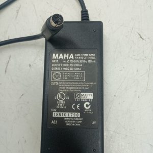 BLOC D'ALIMENTATION MODÈLE MHS-CX1602000S ENTRÉE : -AC 100-240V 50/60Hz 1200mA 7 BROCHES MAHA CLASSE 2