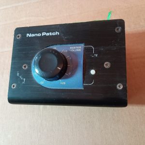 NANO PATCH+ Passive Volume Control Monitor Switch -Master Volume w/ Mute Button