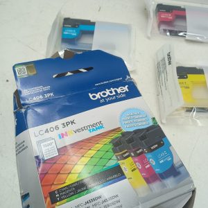 Brother Genuine LC406 3PK INKvestment Tank Standard- 3 Color Ink Cartridge
