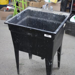 Évier de service avec robinet - Lavabo en Plastique