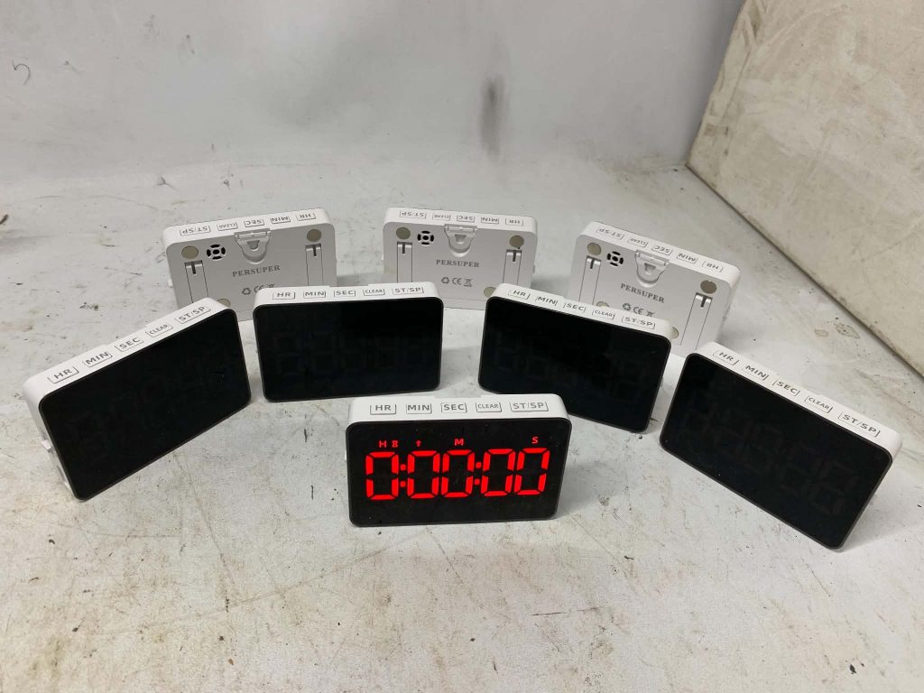 Minuteur de cuisine numérique PERSUPER, compte à rebours et progressif, rechargeable, mode vibration