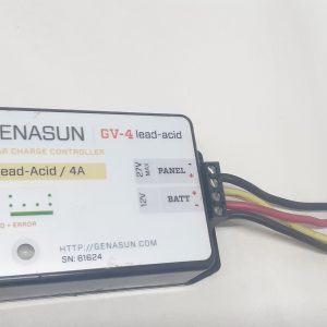 Genasun GV-4-PB-12V, 4A MPPT Charge Controller 12V for Lead Acid Batteries