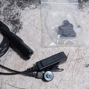 Throat Earpiece with Finger Microphone Walkie Talkie Headset for DEP550 DEP570 DP2000 DP2400 DP2600
