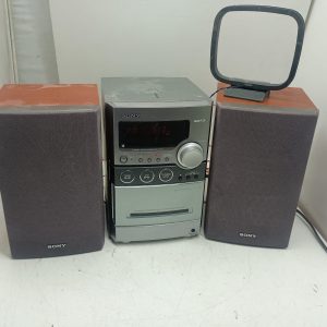 SONY SS-CNEZ30 AM/FM Stereo CD MP3 Cassette Micro Hi-Fi Component System - antenna included but no remote- tested