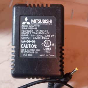 Mitsubishi FZA-0008A AC to DC Power Adapter 110-120VAC 5.8VDC