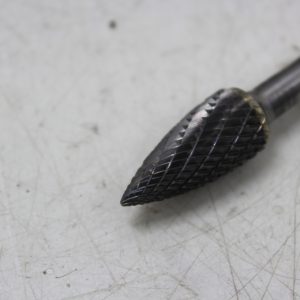 GWS - SG-5L6 Double Cut 1/2" Diameter Pointed-Arch Burr 1/4" Shank