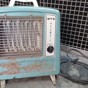 Vintage electric space heater - for decoration, theater, cinema
