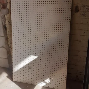 White pegboard 32"x48"