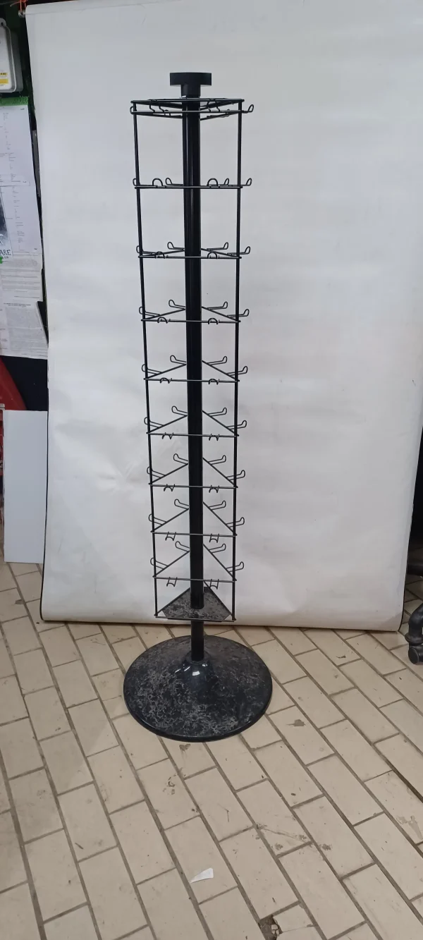 Steel rotating floor display spinner rack 64″ Height