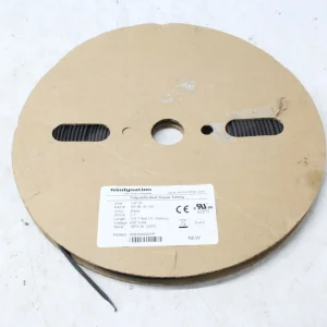 1/8" Polyolefin Heat Shrink Tubing 100FT 2:1 Black RoHS 600V
