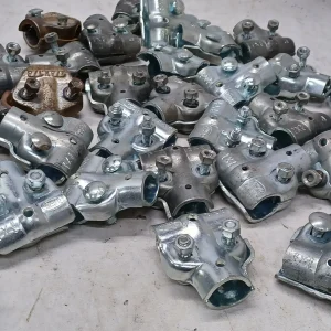 32 x Steel 3-Way Clamps 3/4" x 3/4"