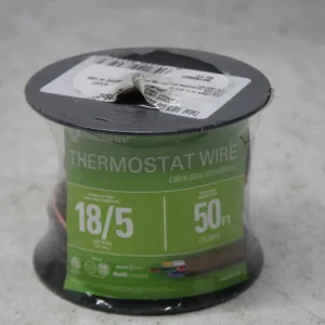 Southwire 18/5 Thermostat Wire 50 ft - For Universal HVAC Thermostat Wiring