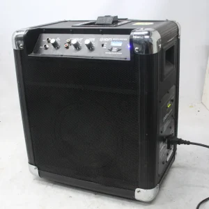 ION Block Rocker 120W Bluetooth Outdoor Speaker with Wheels - READ -