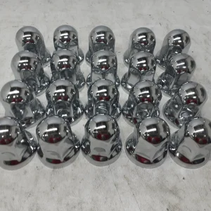 Set of 20 Chrome Steel Truck Lug Nut Covers 2"