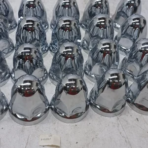 Set of 20 Chrome Steel Truck Lug Nut Covers W-012XLF