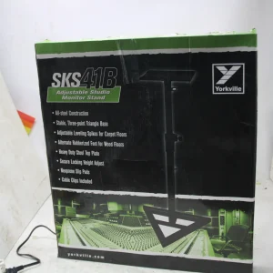 Yorkville SKS 41B Ajustable Studio Monitor Stand in box