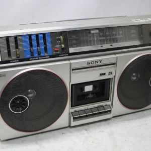 Vintage SONY CFS-500 BoomBox AM FM Cassette Portable Radio Works - READ -