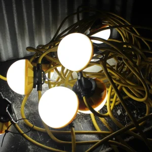 Light Efficient Design LED-9003-50K-10PK-163- no cage - Work site lights - 10 strings -120V