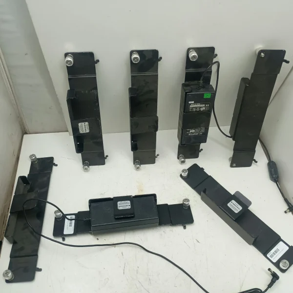 Lot 7x Power Supply Mounting Brackets in Metal – as is – Power charger in image are  included-